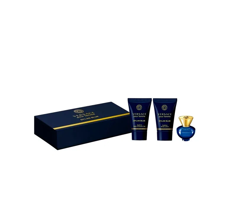 Женский набор парфюмерии Versace Pour Femme Dylan Blue, 55 мл, Versace