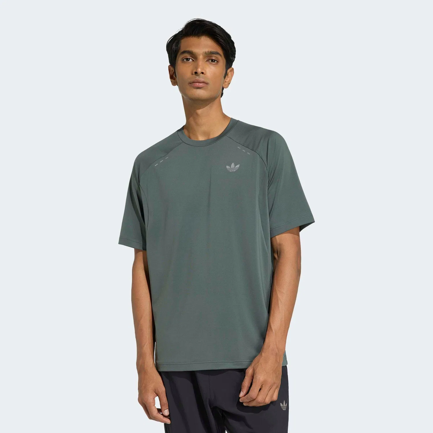 Футболка Adidas Originals светло-бежевый, светло-серый — фото 3