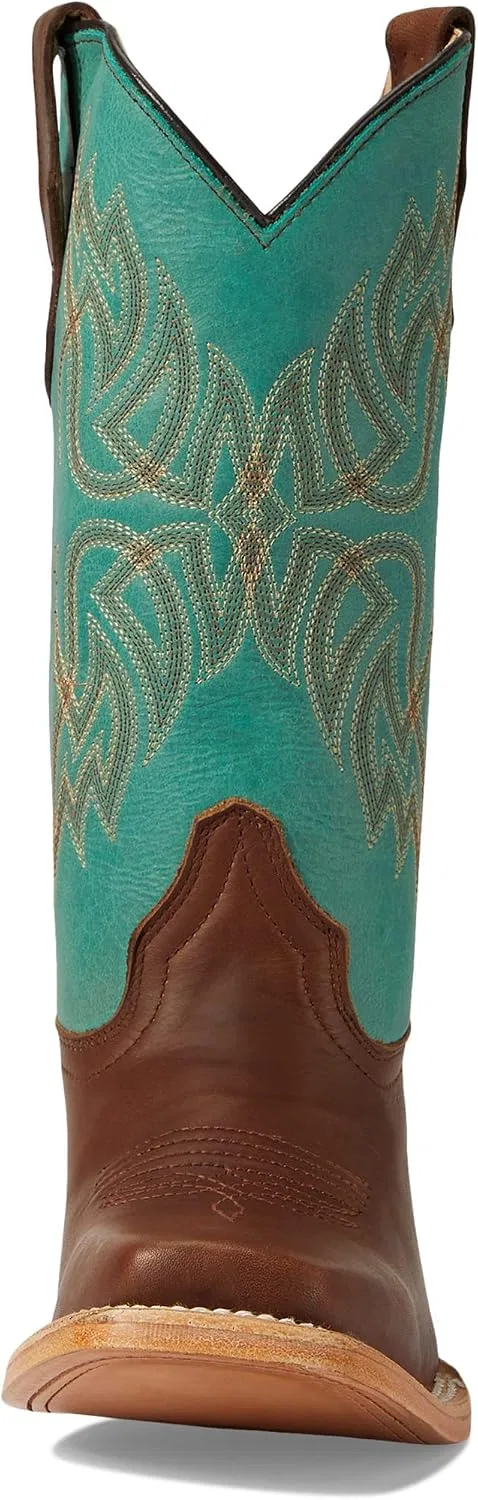 Детские ботинки для девочек Corral Boots J7106, Brown/Turquoise — фото 2