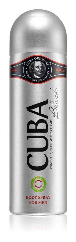 

Дезодорант Cuba Black, 200 мл