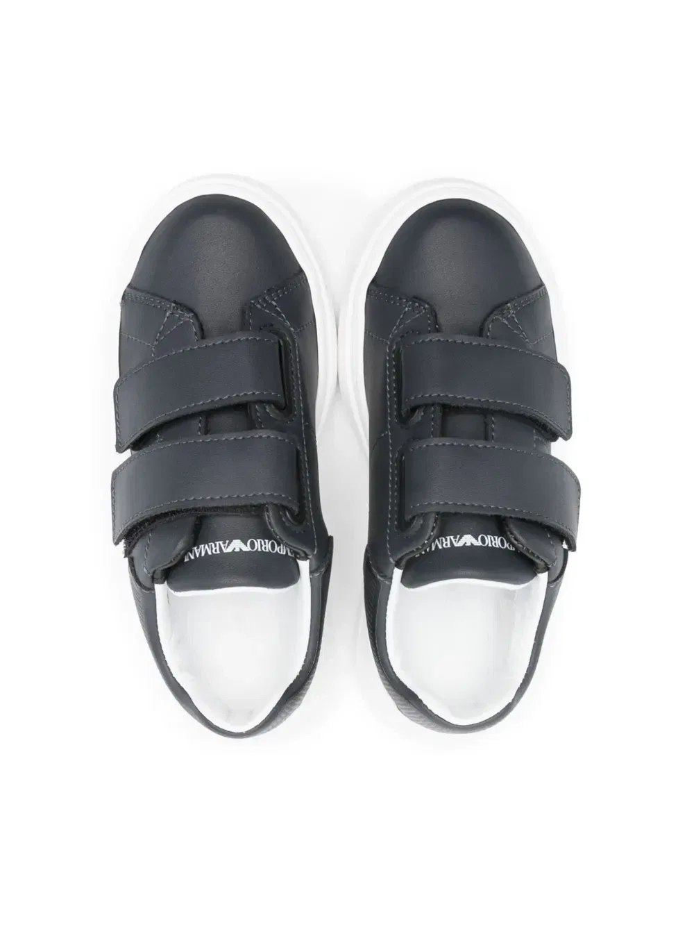Кеды на липучках Emporio Armani Kids, синий — фото 3