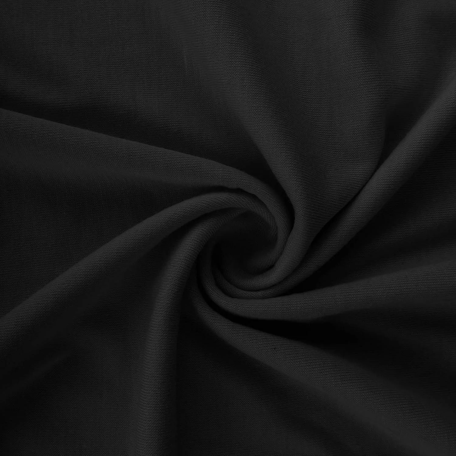 Женская активная футболка с боковыми разрезами, Black — фото 3