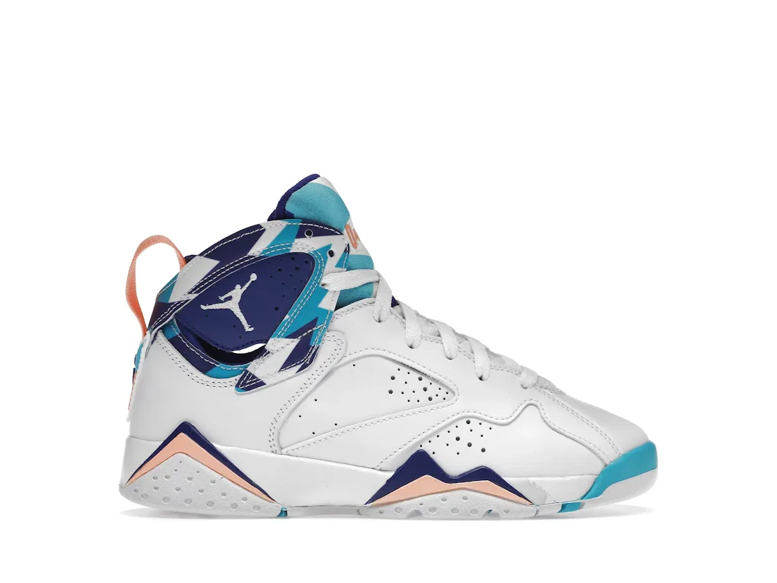 Детские кроссовки Lifestyle Jordan 7 Retro Jordan, White/White/Chlorine Blue
