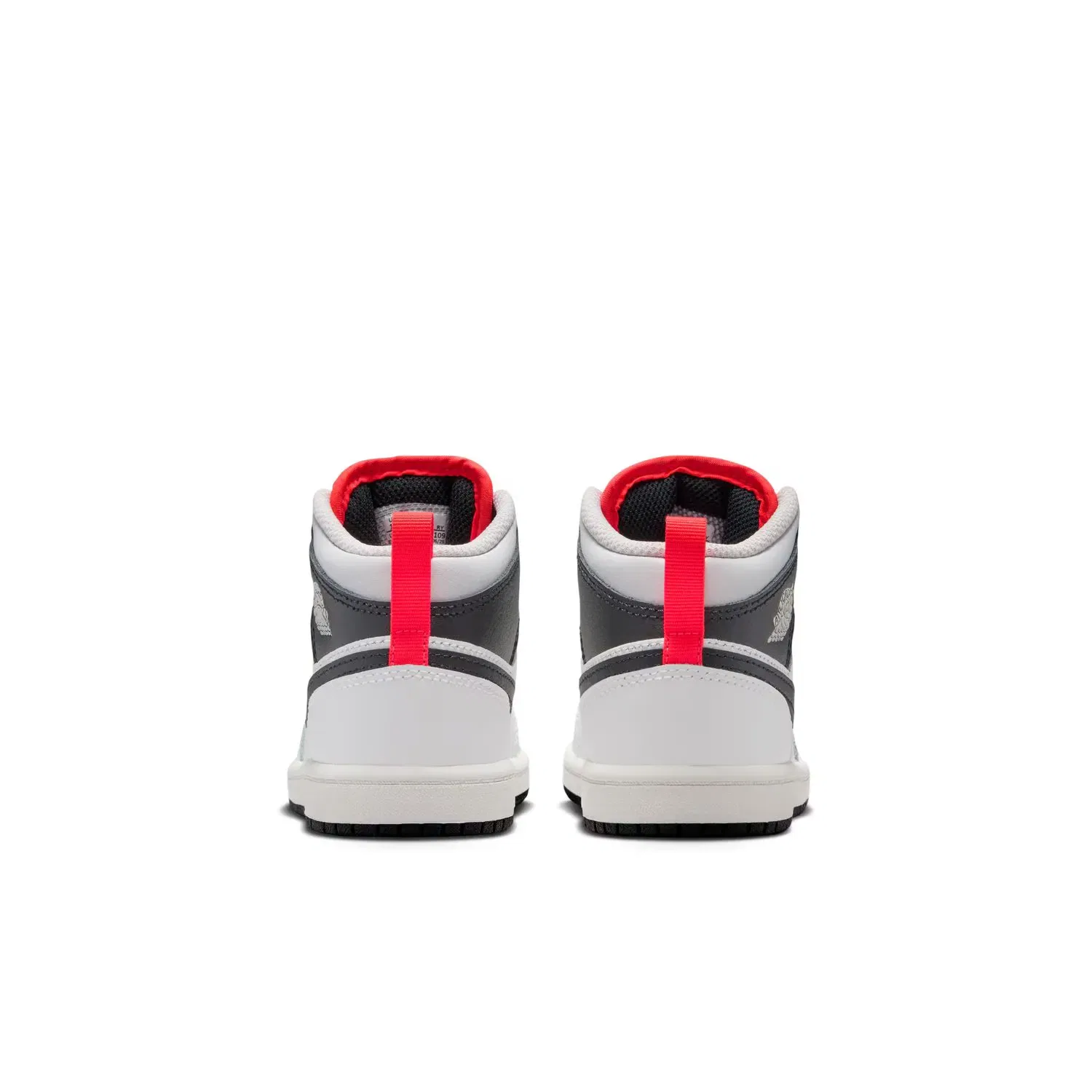 Детские кроссовки для мальчиков с принтом Jordan 1 MID (PS), Jordan, Blanco — фото 2