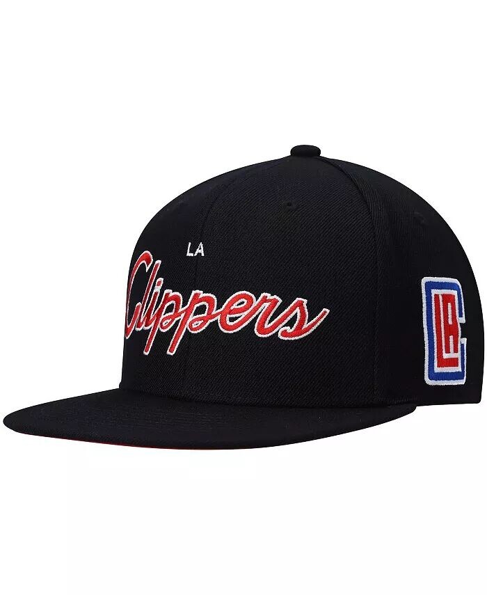 

Мужская черная кепка Snapback LA Clippers Hardwood Classics Script 2.0 Mitchell & Ness