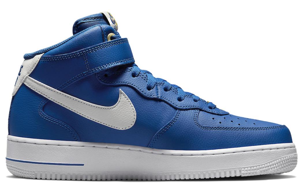 Кроссовки Nike Air Force 1 Mid '07 LV8, синий/белый — фото 2