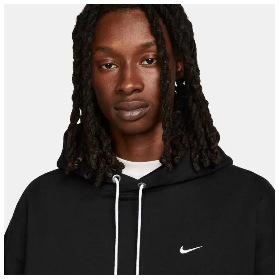Мужской свитшот с капюшоном Solo Swoosh Nike, Черный