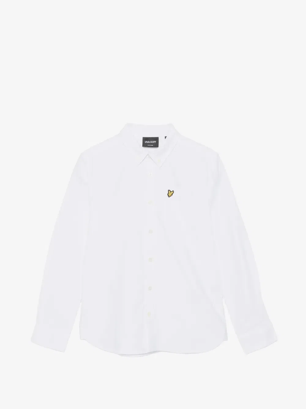 Рубашка оксфорд на пуговицах Lyle & Scott Kids, белый