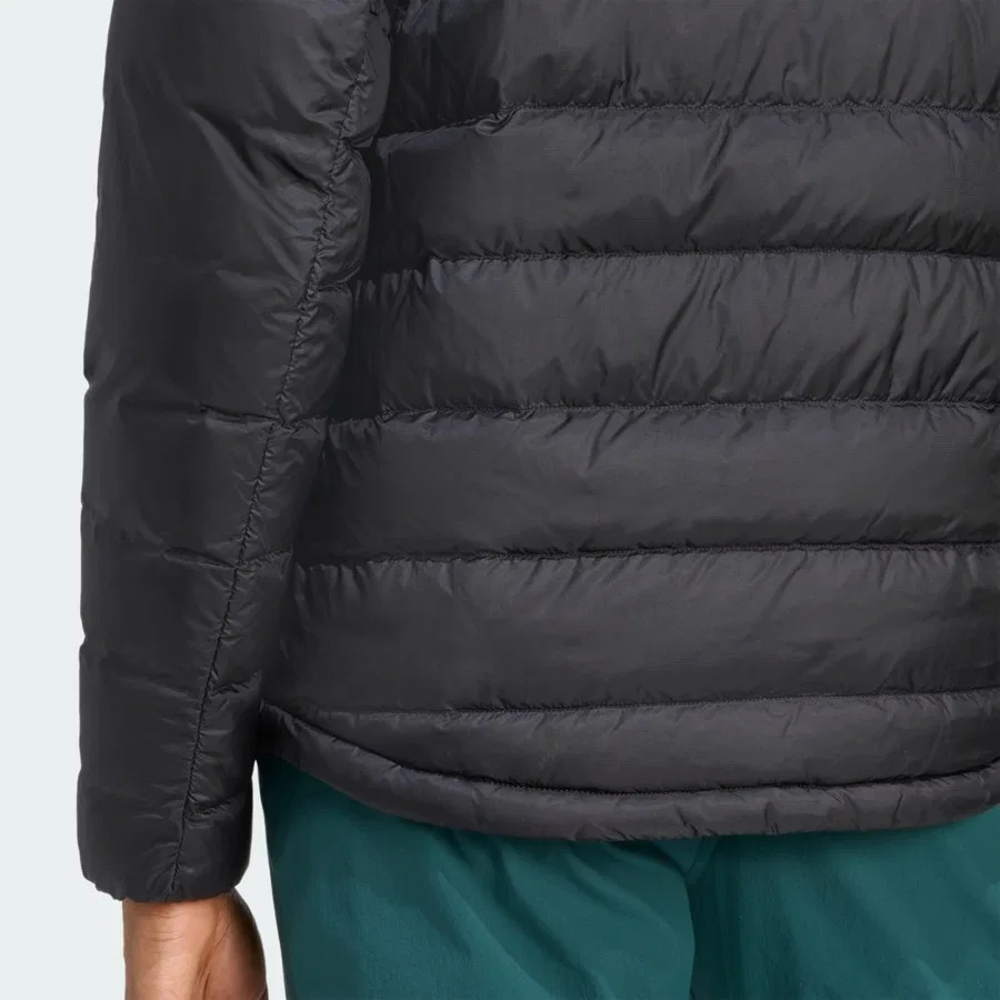 Женский утепленный пуховый горнолыжный куртка с капюшоном Terrex Xperior ClimaWarm+ Down Hooded Jacket adidas, Фиолетовый — фото 4