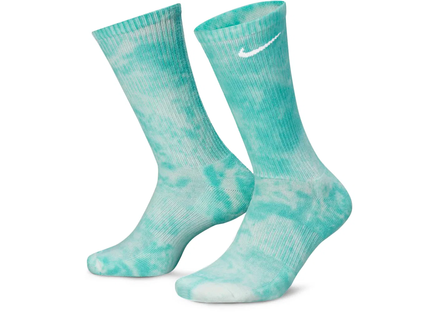 Детские носки с принтом Socks Nike, Washed Teal/Barely Green/White