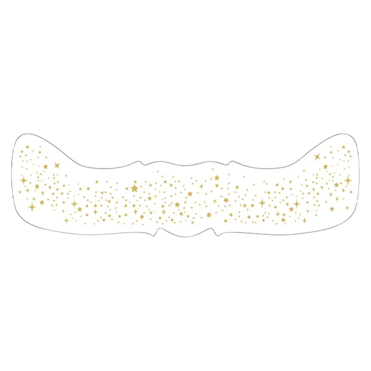Стикеры для лица с блестками, 3 шт, Decorhome, Gold