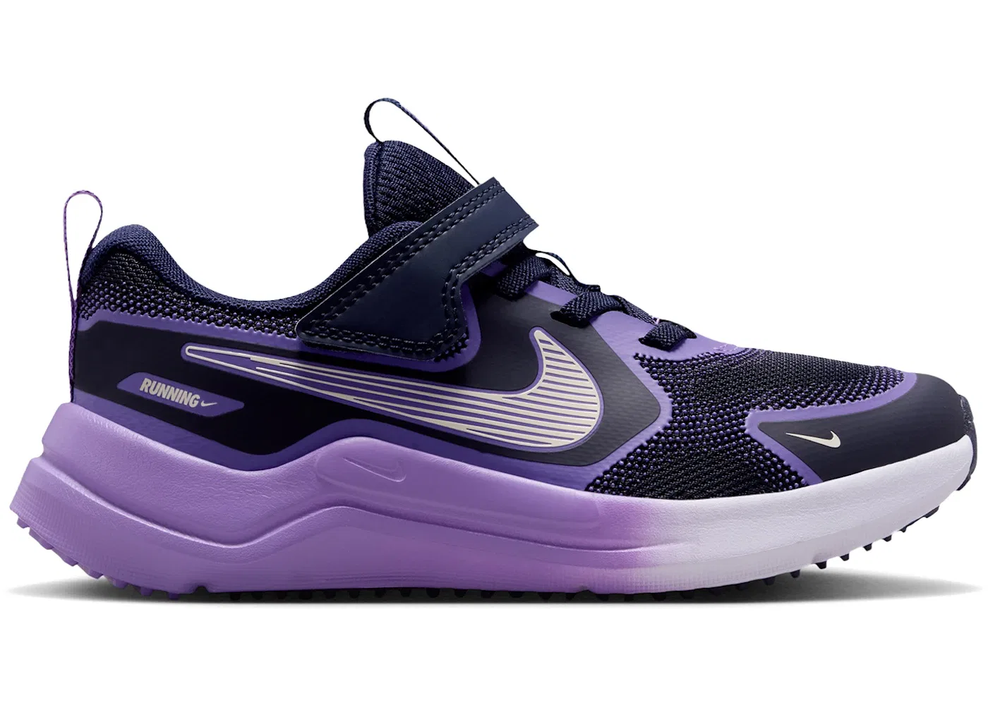 Детские кроссовки беговые Nike Cosmic Runner Nike, Blackened Blue Bright Violet Coconut Milk