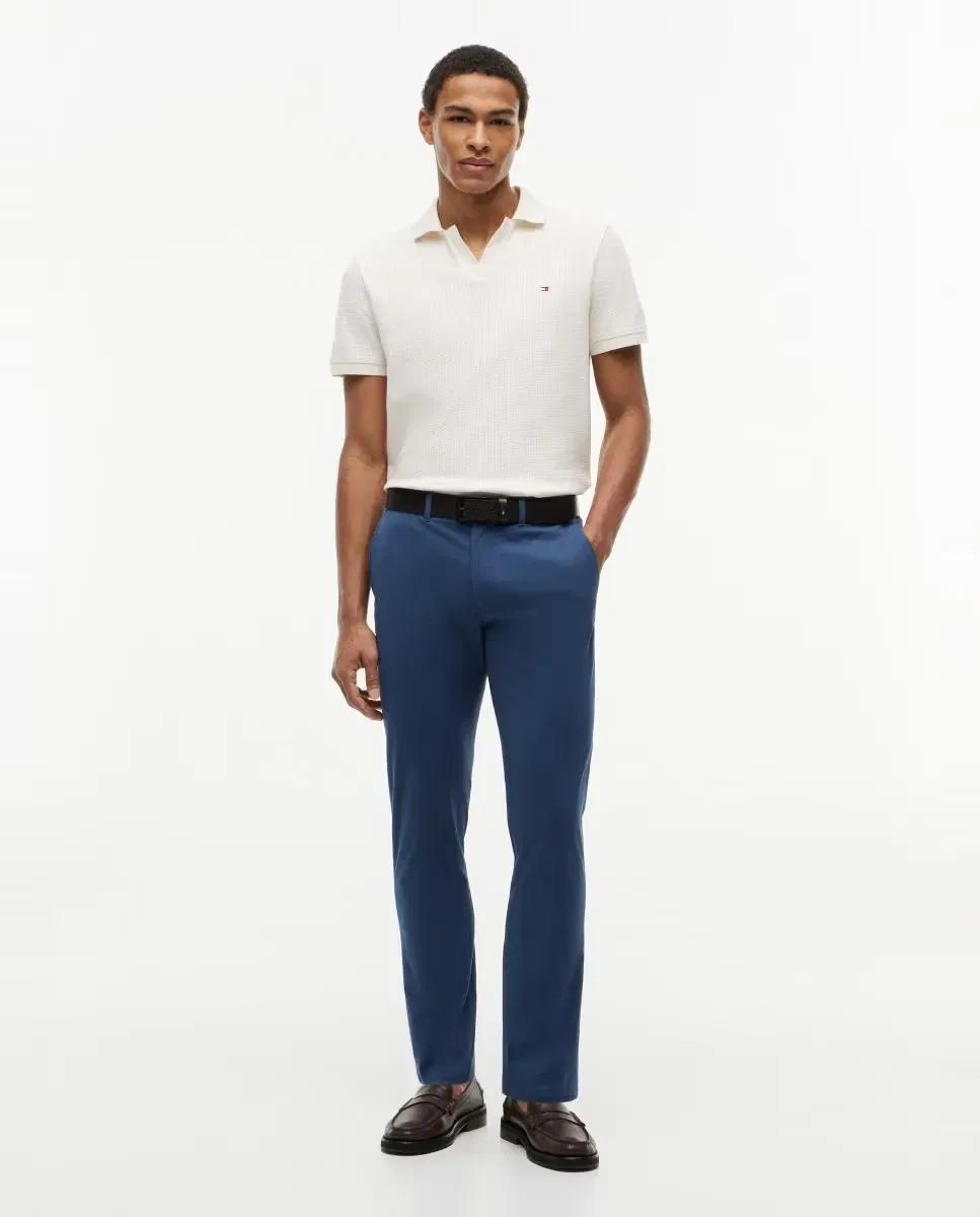 Мужские классические брюки чинос с зауженным кроем Denton Slim Tommy Hilfiger, Azul Índigo