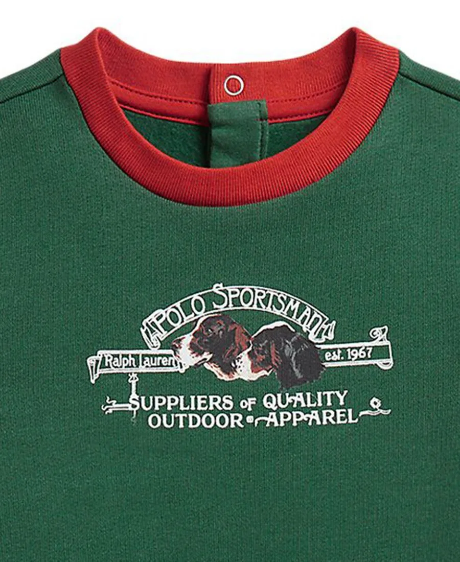 Комбинезон-слип с принтом Polo Sportsman Polo Ralph Lauren, Verano Green Multi — фото 3