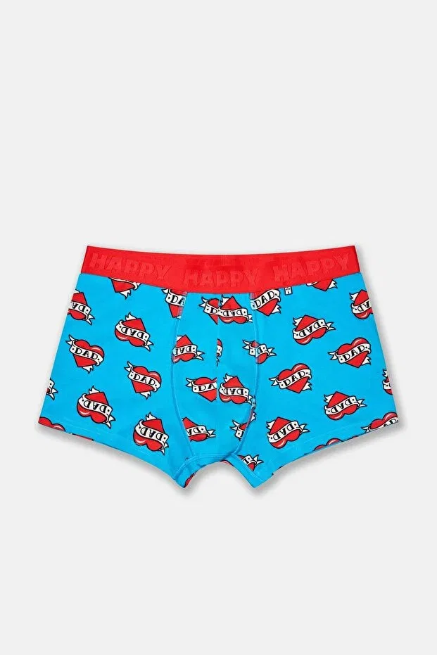 Детские боксеры для мальчиков с принтом Super Dad Themed 2-Piece Boxer Set Happy Socks, Multicolor — фото 4