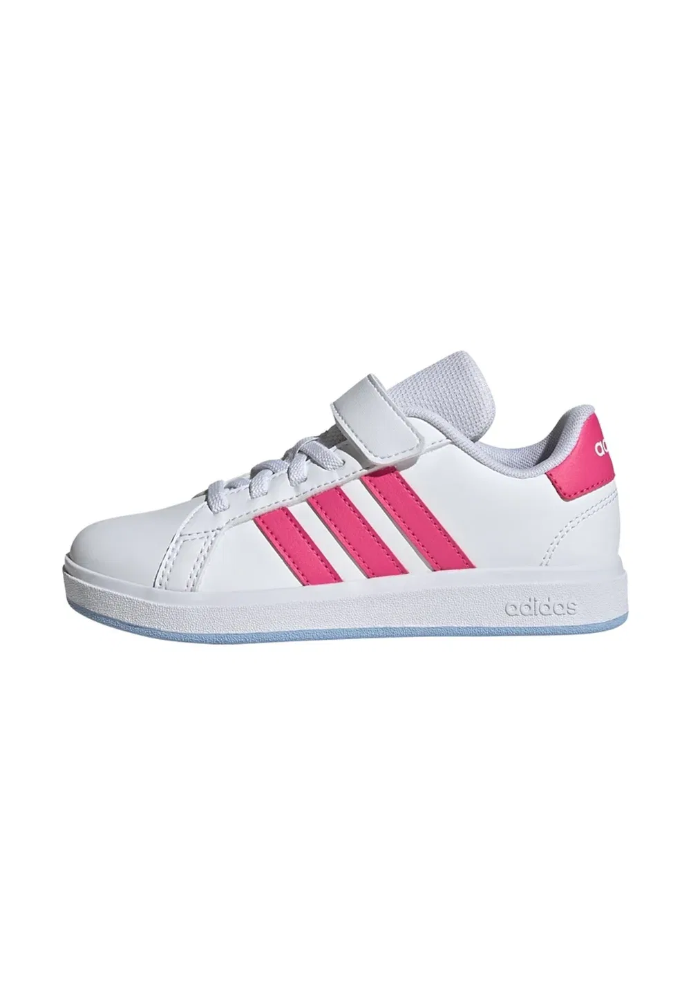 Deporte grand court 2.0 - теннисные кроссовки для грунтовых кортов Adidas Sportswear, Cloud White/Pulse Magenta/Glow Blue