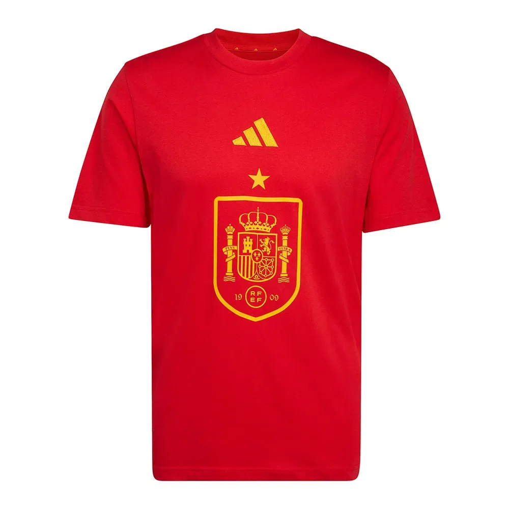 Мужская футболка с принтом Spain DNA Adidas, Red — фото 3
