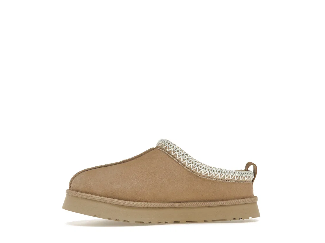 Детские тапки-слайды с утолщенной подошвой UGG Tazz Slipper, Sand — фото 3