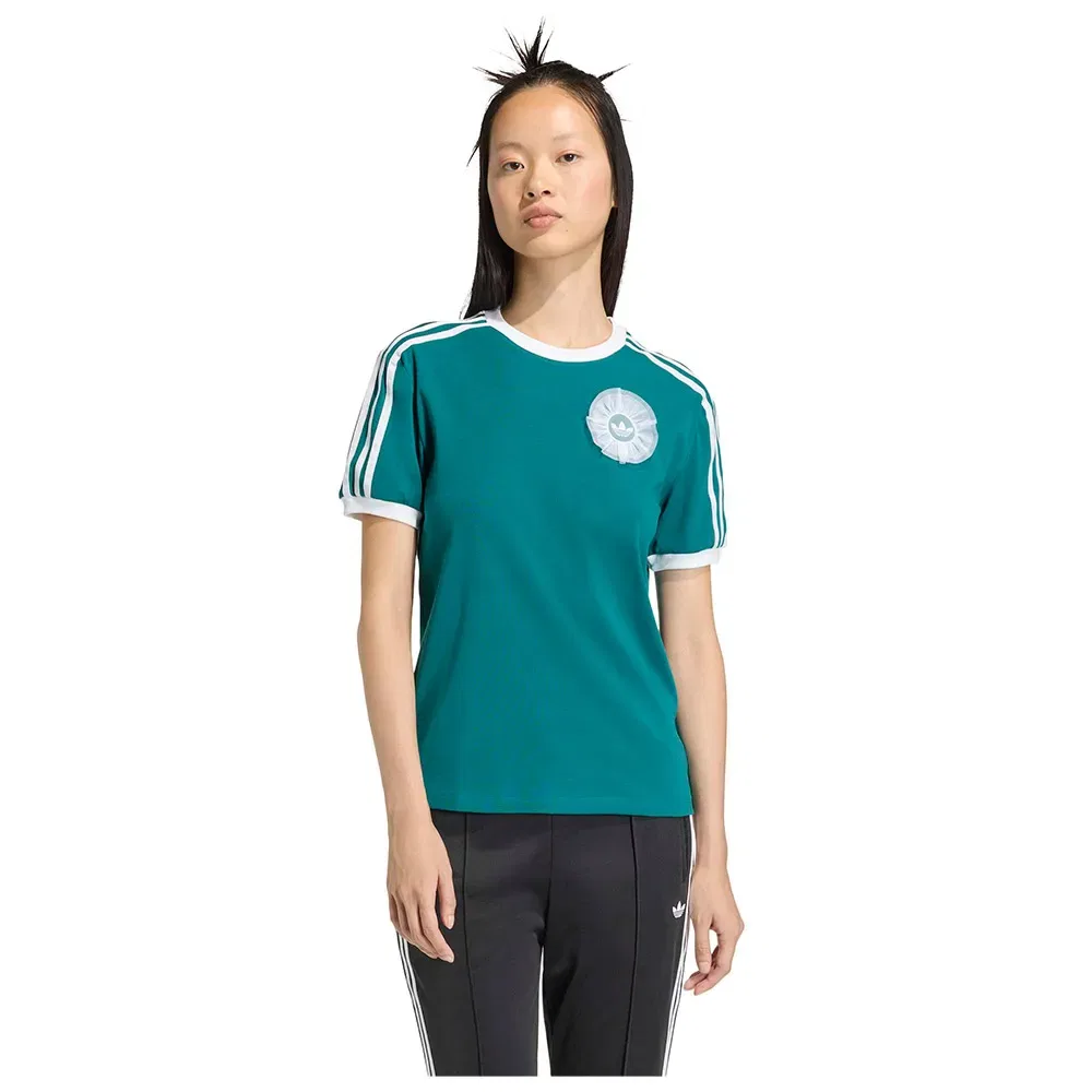 Футболка с коротким рукавом Lace Branding Adidas Originals, зеленый
