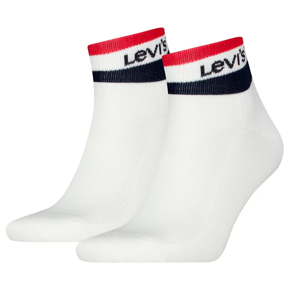 

Носки Levi's Sport 2 Units Quarter short 2 pairs, разноцветный