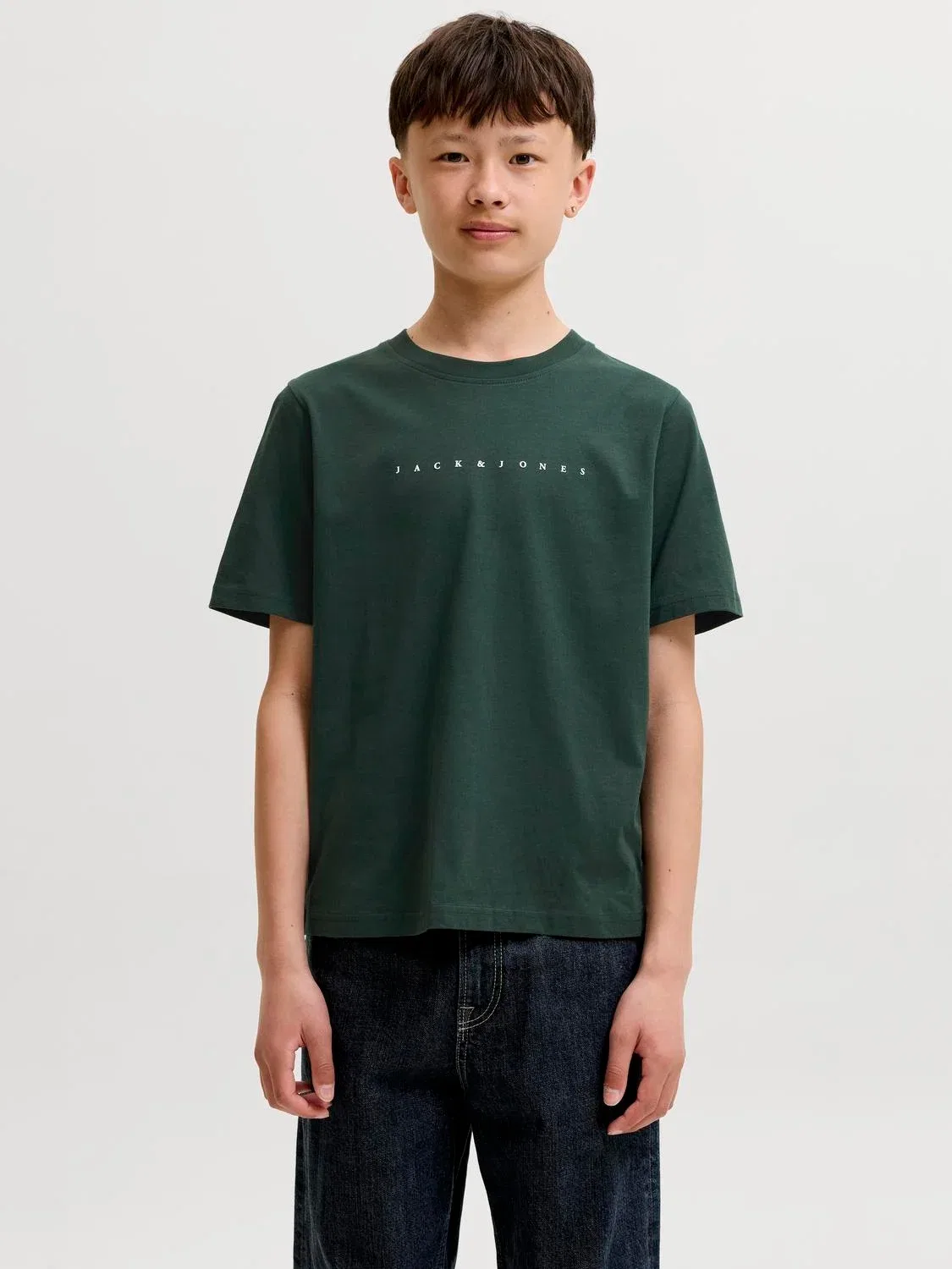 Футболка с принтом JJESTAR Jack & Jones Junior, зеленый — фото 4