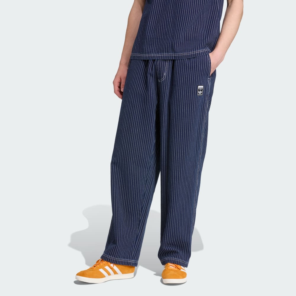 

Спортивные брюки Adidas Wabash Loose Chino, цвет Medium Blue Denim