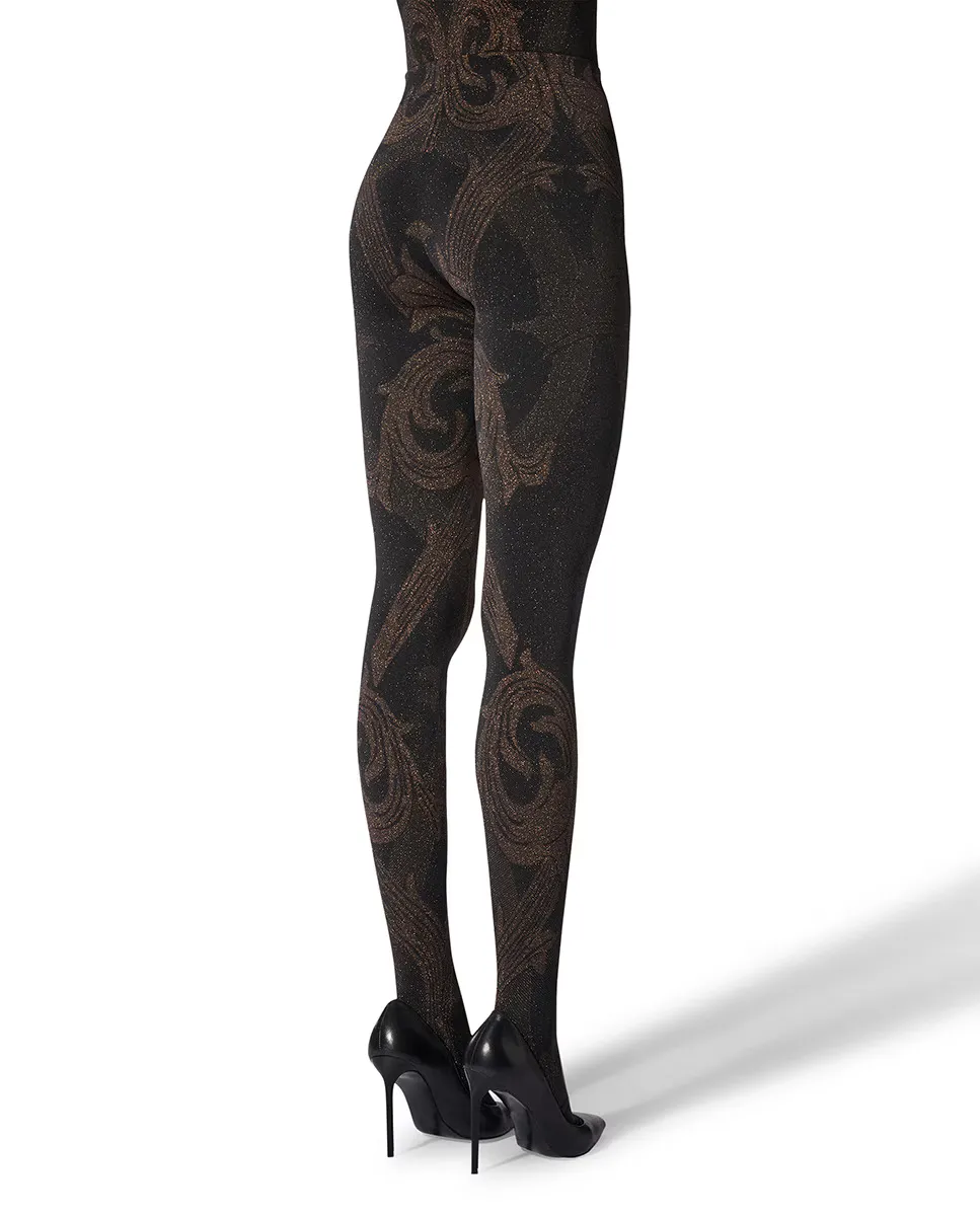 

Колготки ETRO x Wolford плотностью 150 денье с узором пейсли, мультиколор