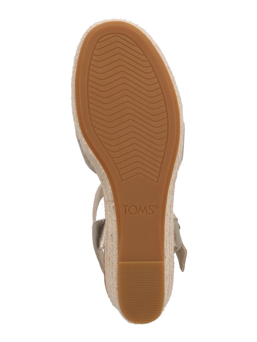 Босоножки на высоком каблуке TOMS Sandals, золотой — фото 3