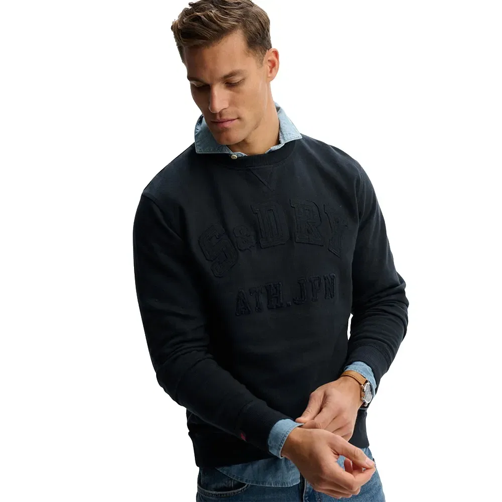Свитшот Vintage Athletic Tonal Superdry, синий — фото 3