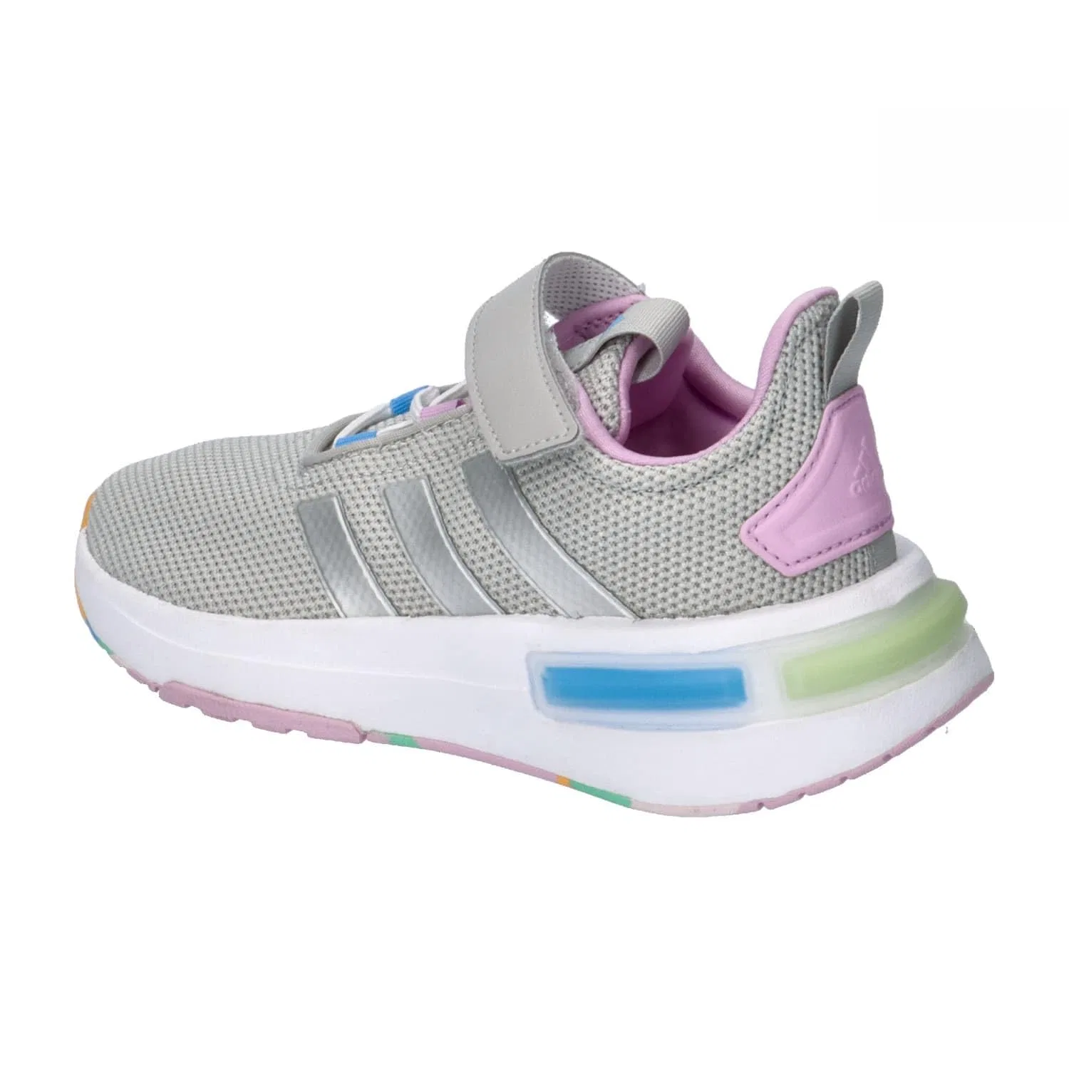 Детские кроссовки для мальчиков с сетчатым верхом Racer Tr23 Adidas, Grey Two Silver Met Lilac — фото 3