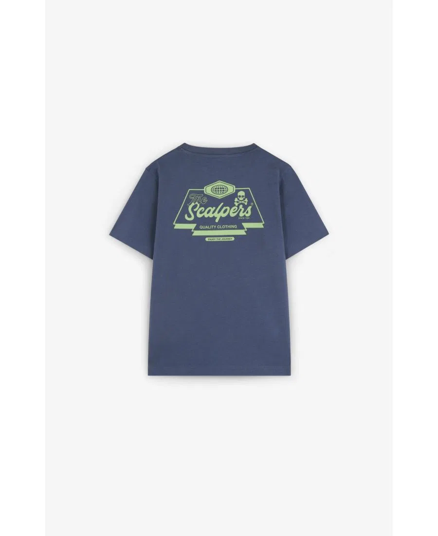 Футболка с принтом Kids Journeytee Scalpers, Dark Blue — фото 2