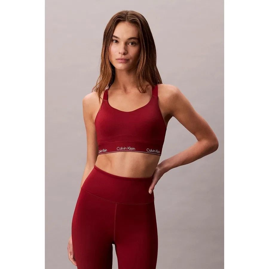Спортивный бюстгальтер с высокой поддержкой Calvin Klein, Красный