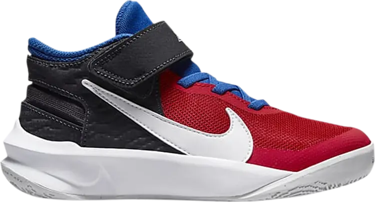 

Кроссовки Nike Team Hustle D10 FlyEase PS 'University Red Game Royal', красный