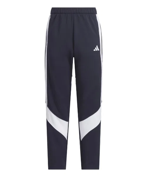 Детские спортивные штаны Adidas Essentials с цветными блоками тёмно-синие