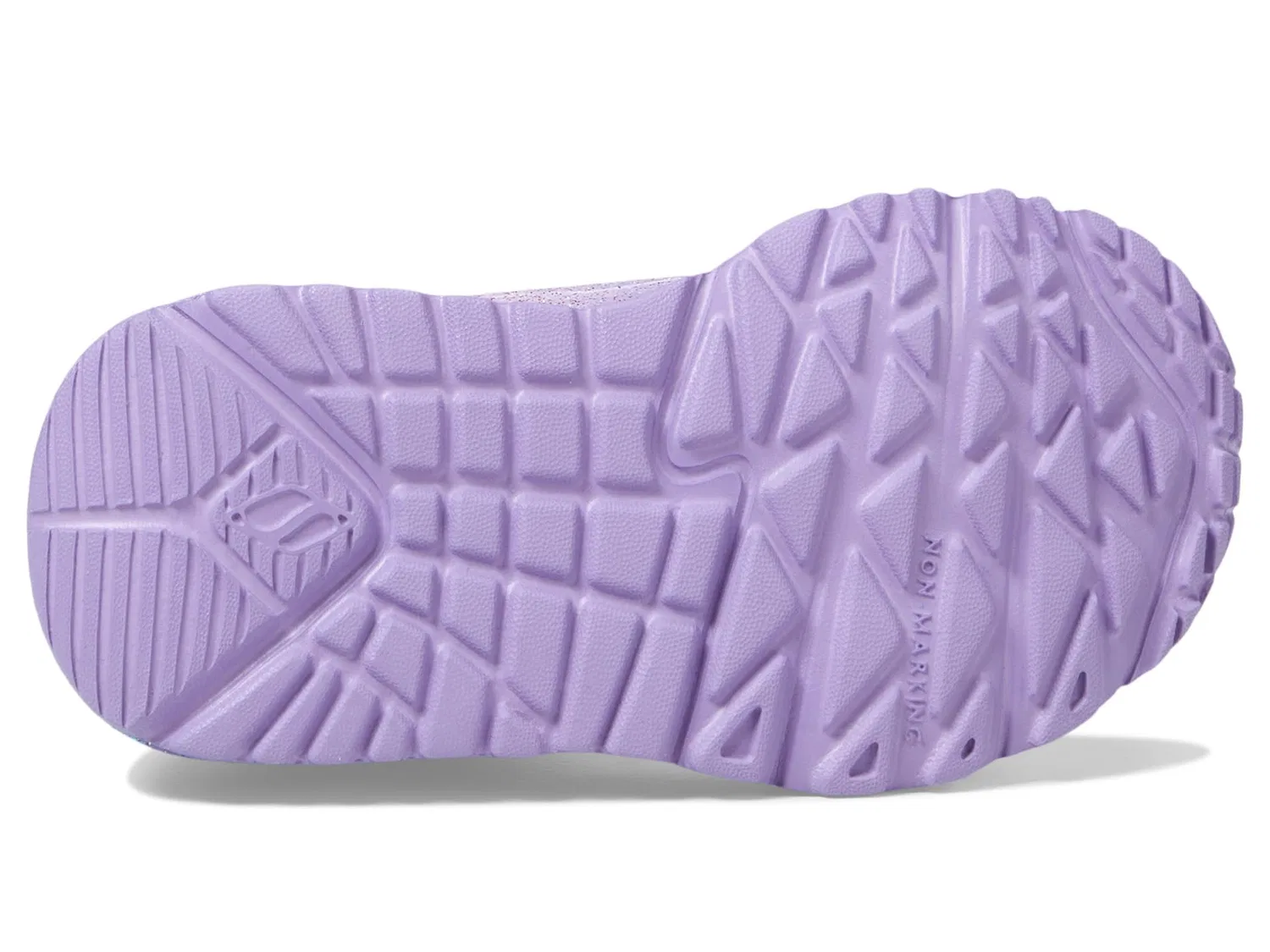 Детские кроссовки для девочек с шнуровкой One Lite Skechers, Lavender Multicolor — фото 3