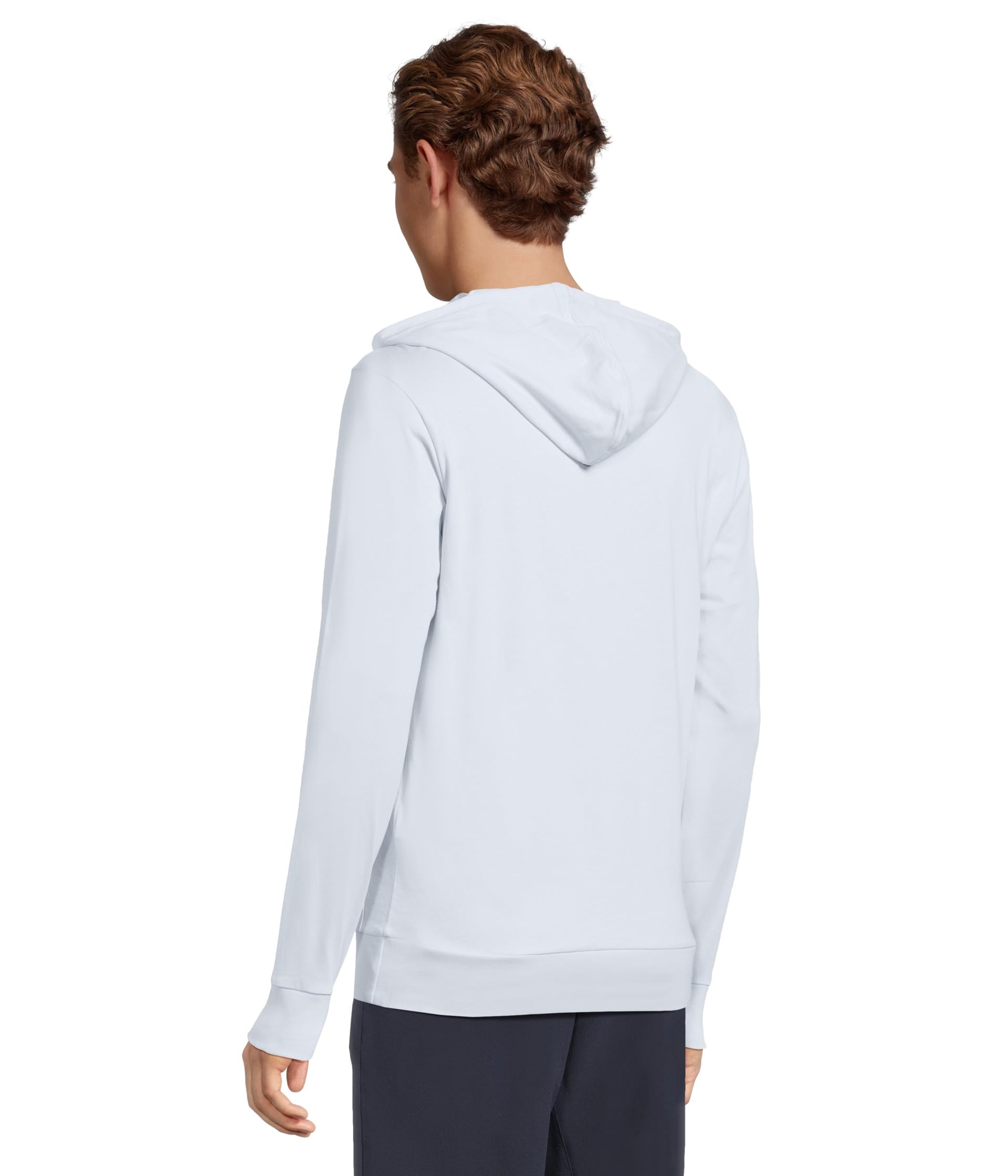 Футболка Lacoste Hooded Cotton Jersey T-shirt, цвет Light Blue — фото 3