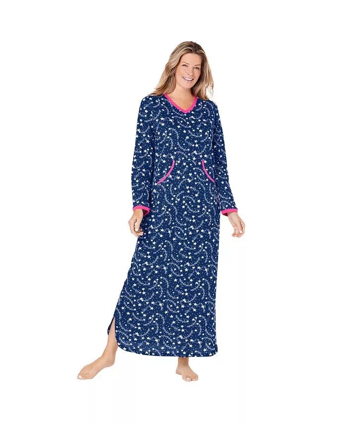 

Длинная рубашка для сна с принтом больших размеров Dreams & Co., мультиколор