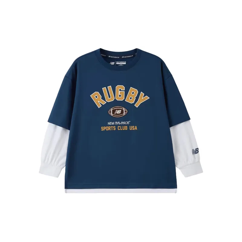 Футболка для детей Crew Neck Moderate New Balance, nv