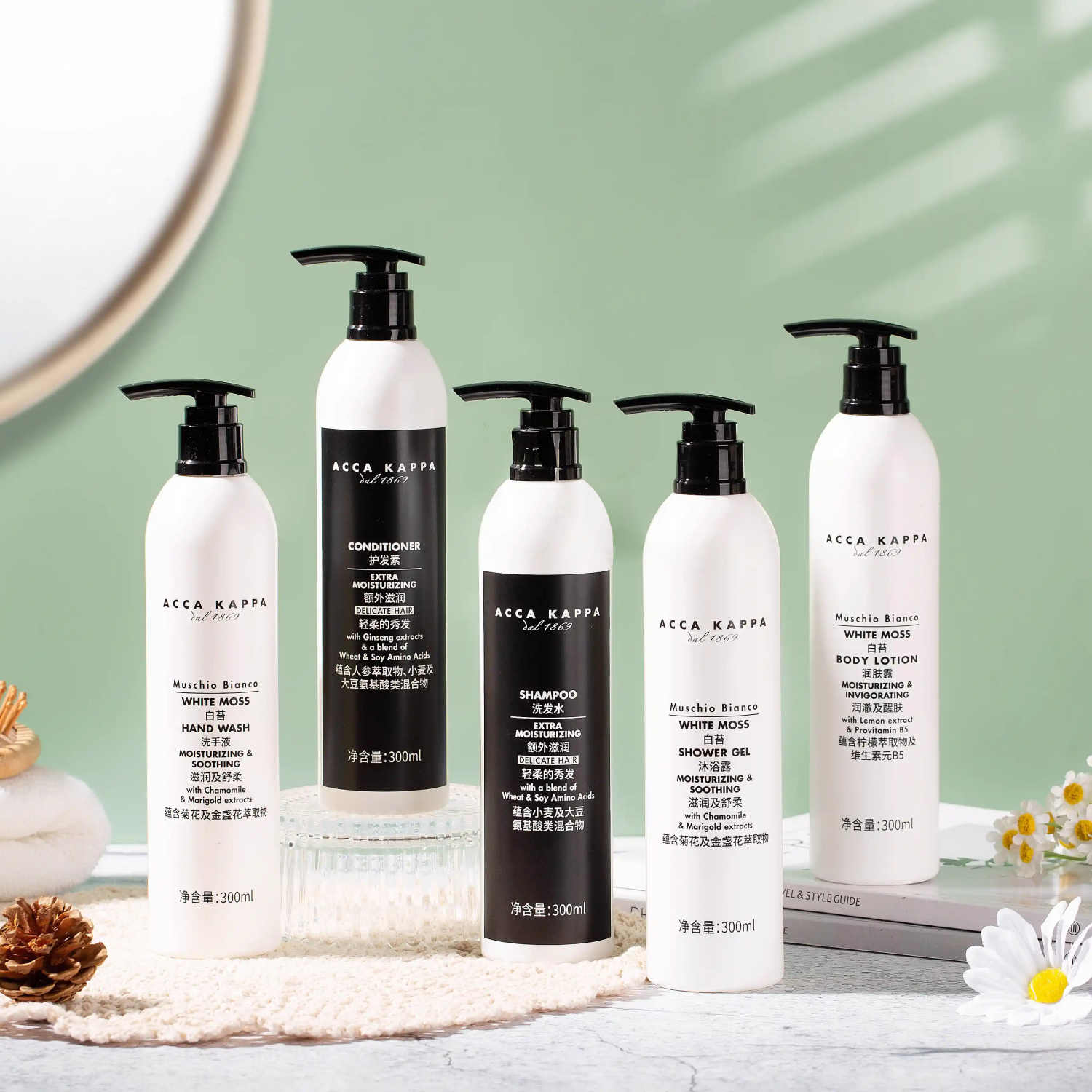 Наборы для ухода Unisex Acca Kappa, shower gel 300ml+body lotion 300ml[hotel exclusive edition] — фото 3