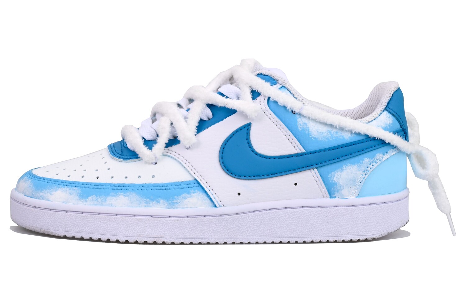 

Кроссовки Nike Court Vision 1 Skateboarding Shoes Women's Low-top White/Royal Blue/Fern Green, голубой, Синий, Кроссовки Nike Court Vision 1 Skateboarding Shoes Women's Low-top White/Royal Blue/Fern Green, голубой