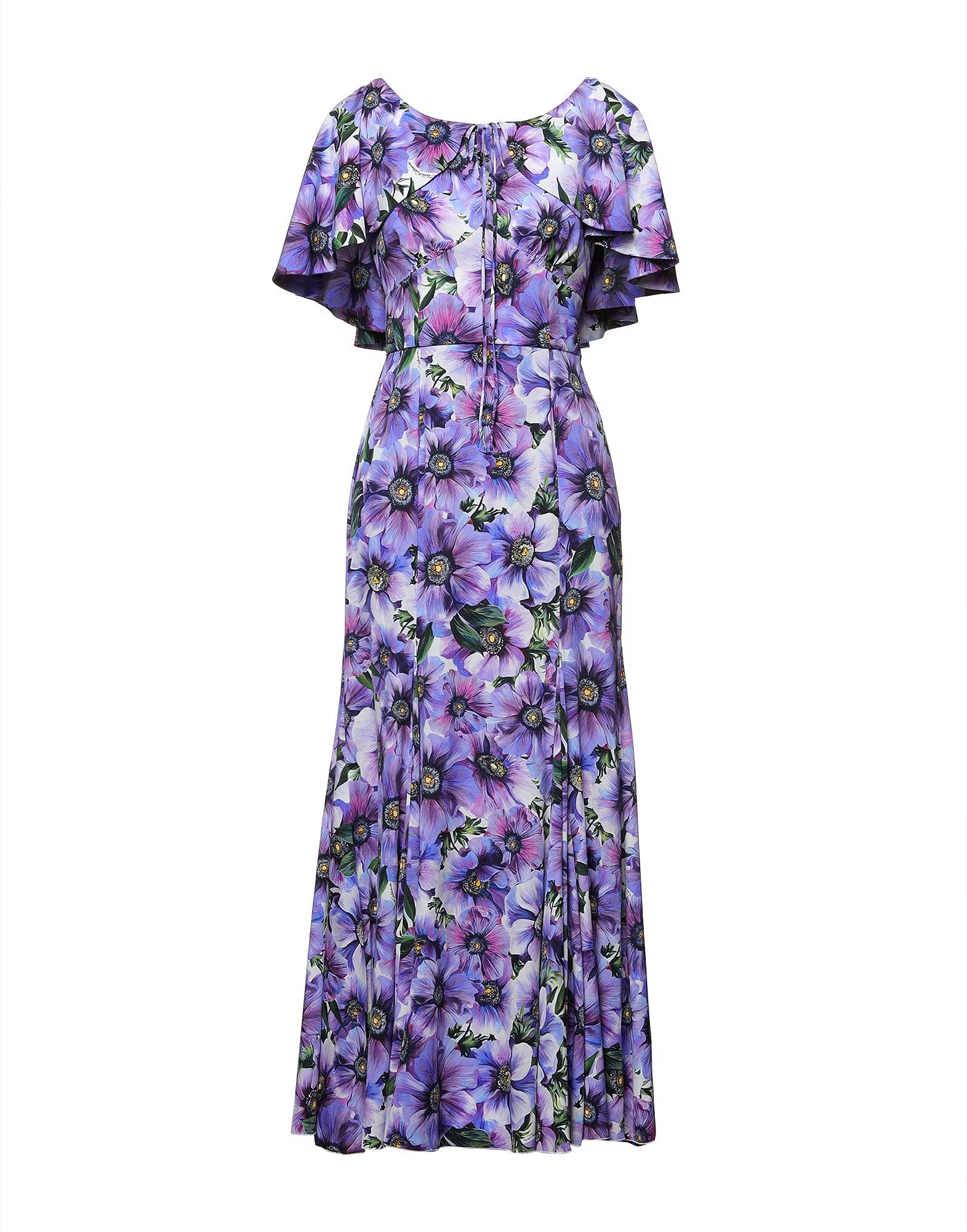 

Макси платье Dolce&Gabbana, фиолетовый