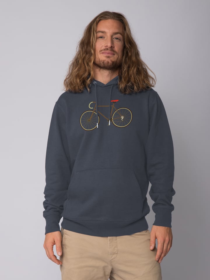 

Толстовка wat Apparel Sweatshirt Fahrrad, цвет India Ink Grey