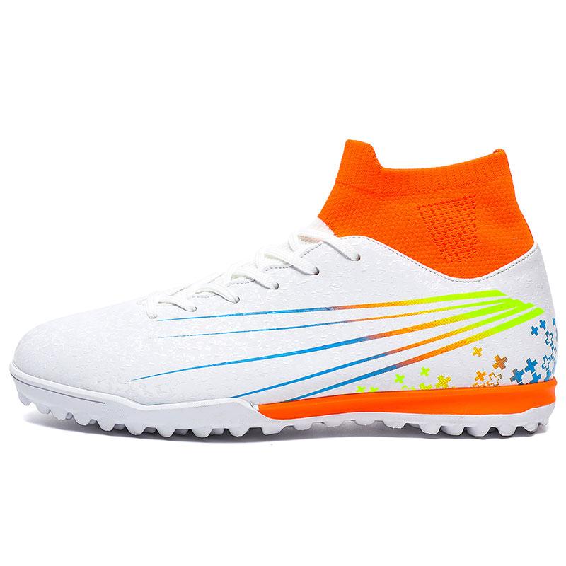 

Футбольные бутсы детские с нескользящей подошвой и высоким верхом для подростков Kung Fu partners, черный