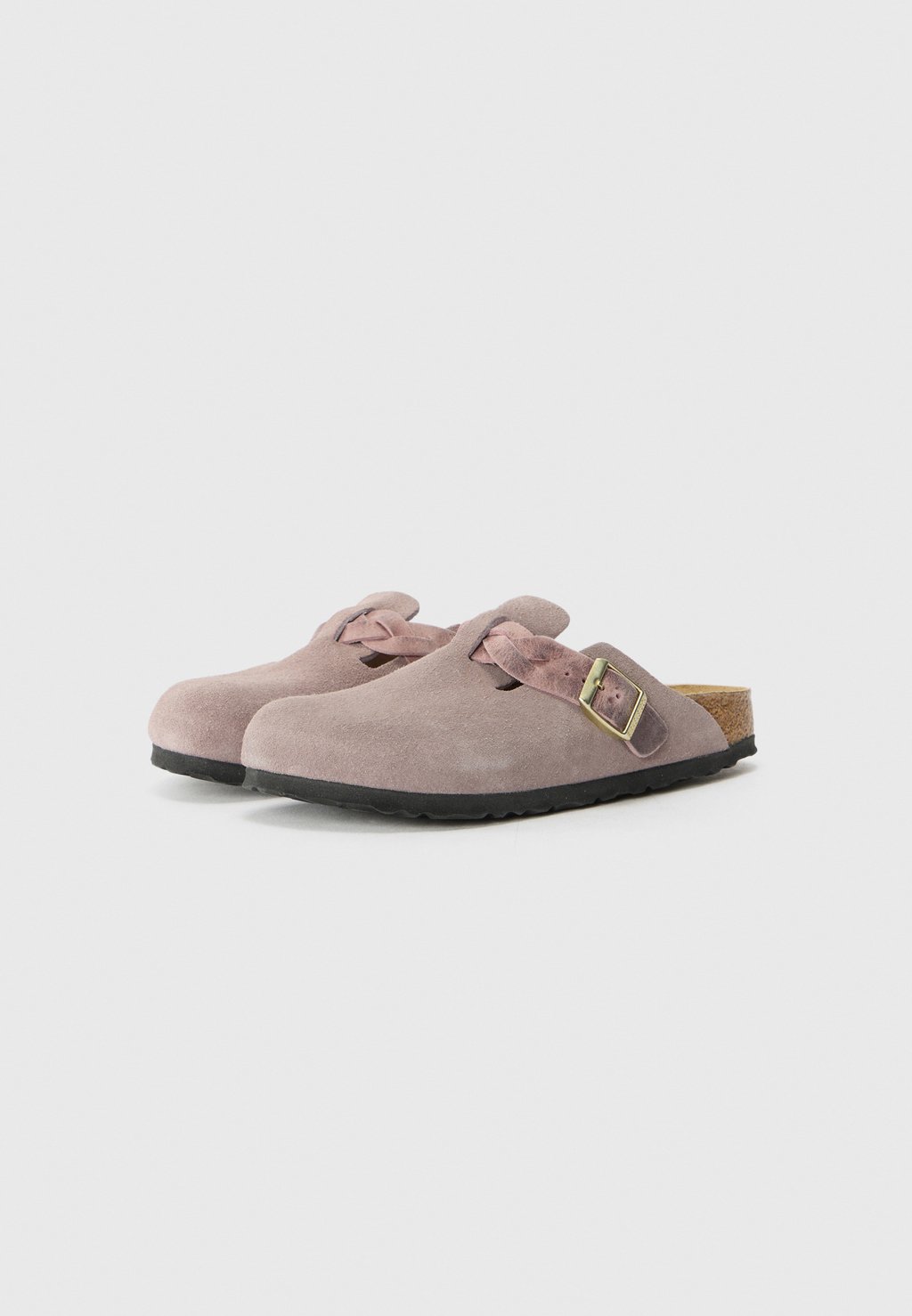 Мюли BOSTON BRAIDED LEOI/LEVE NARROW Birkenstock, фиолетовый — фото 2