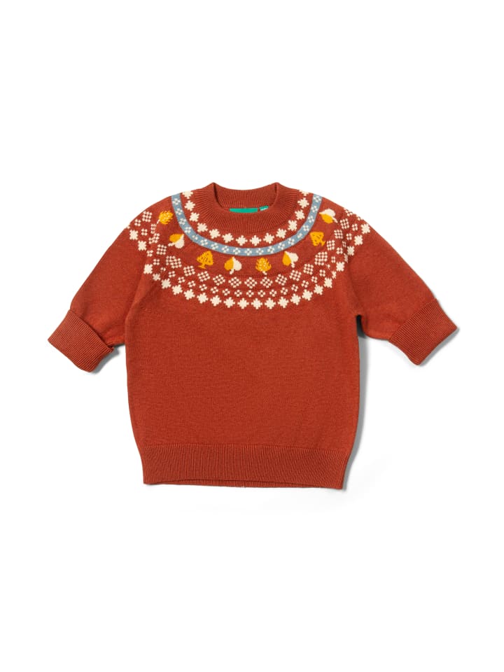 

Little Green Radicals Вязаный свитер органического цвета оранжевого цвета