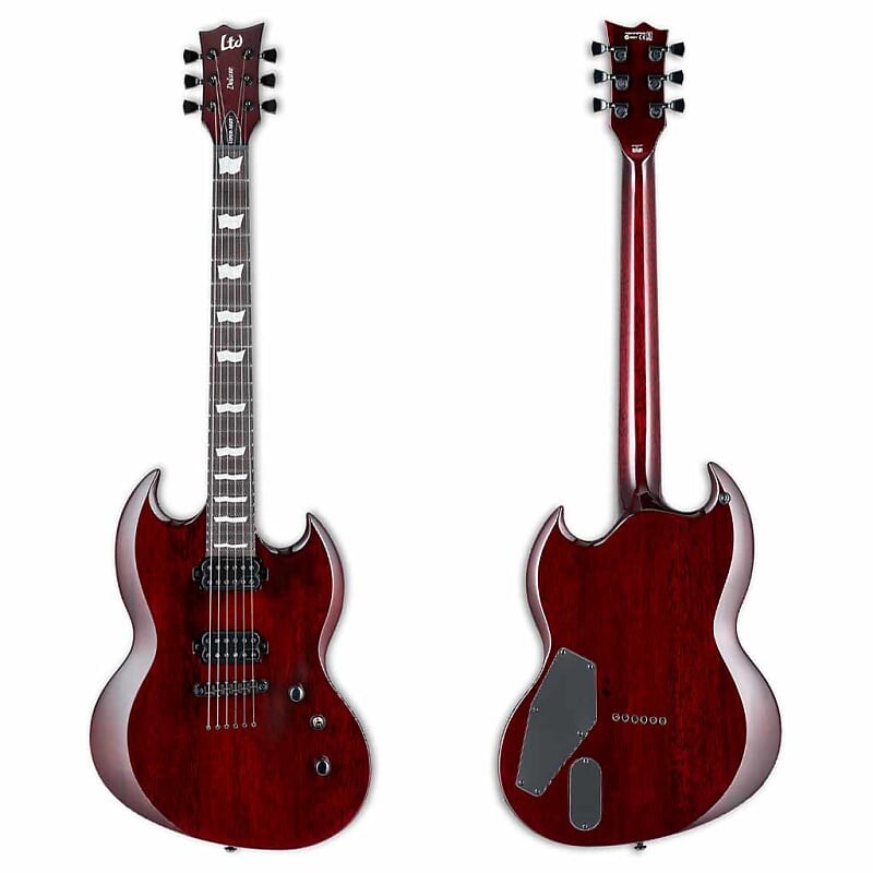 

Электрогитара ESP LTD Viper-1000 All Mahogany Electric Guitar - See Thru Black Cherry