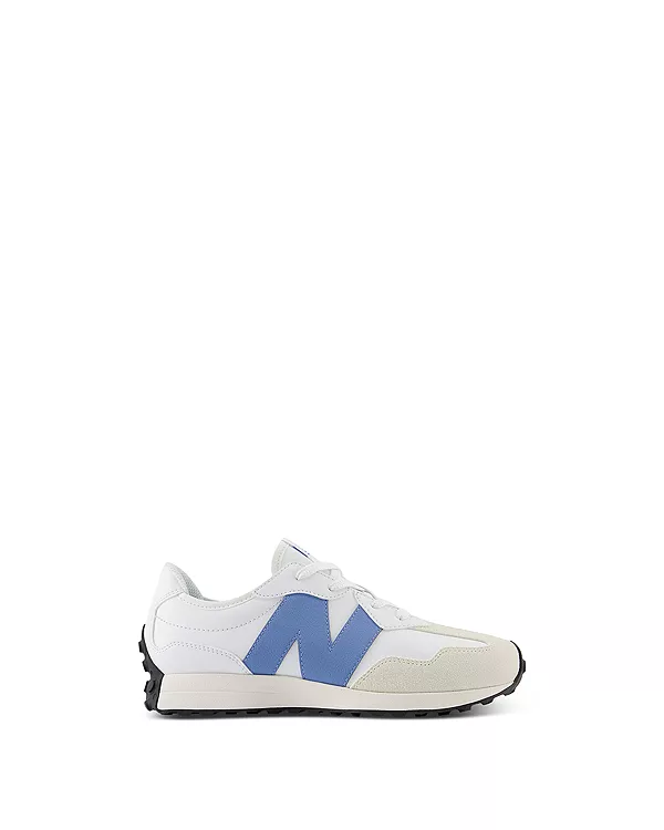 Кроссовки унисекс 327 на шнуровке для бега - для детей постарше New Balance, белый — фото 2