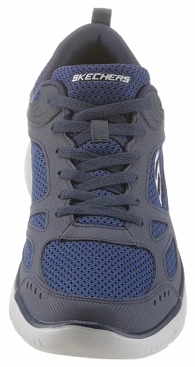 Кроссовки Skechers "Summits-South Rim", выполненные из современного материала, повседневная обувь, полуботинки, туфли на шнуровке, синий — фото 4