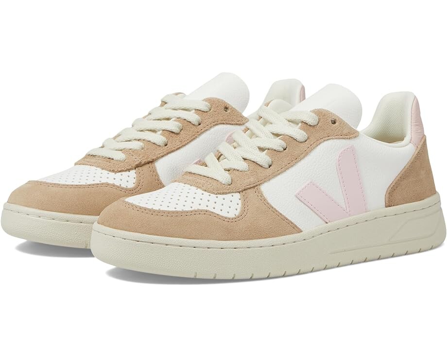 

Кроссовки VEJA V-10, цвет Extra White/Petale/Sahara