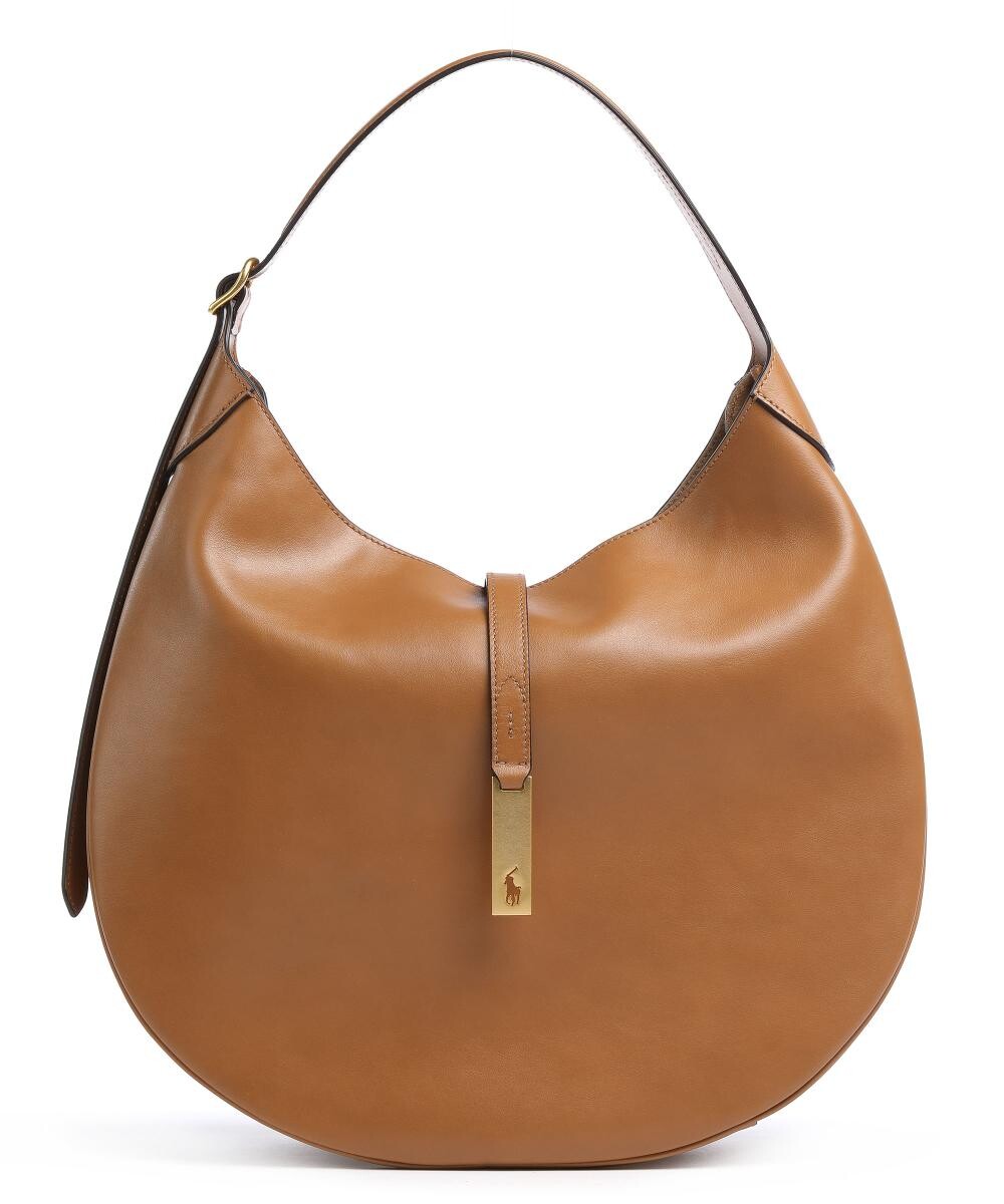 

Сумка-ведро ID Collection из мелкозернистой яловой кожи Polo Ralph Lauren, коричневый